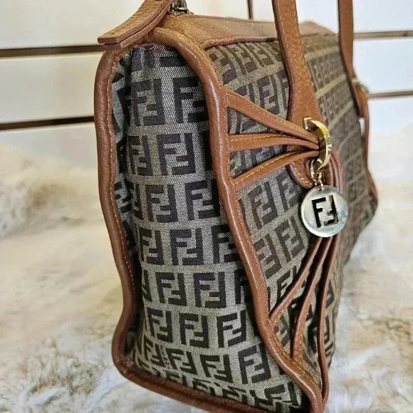 Fendi Cabas  Zucchino Handbag - Picture 6 of 16